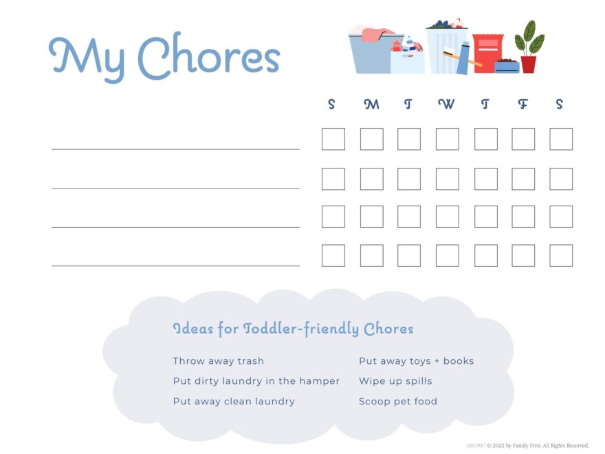 10 Free Printable Chore Charts IMOM