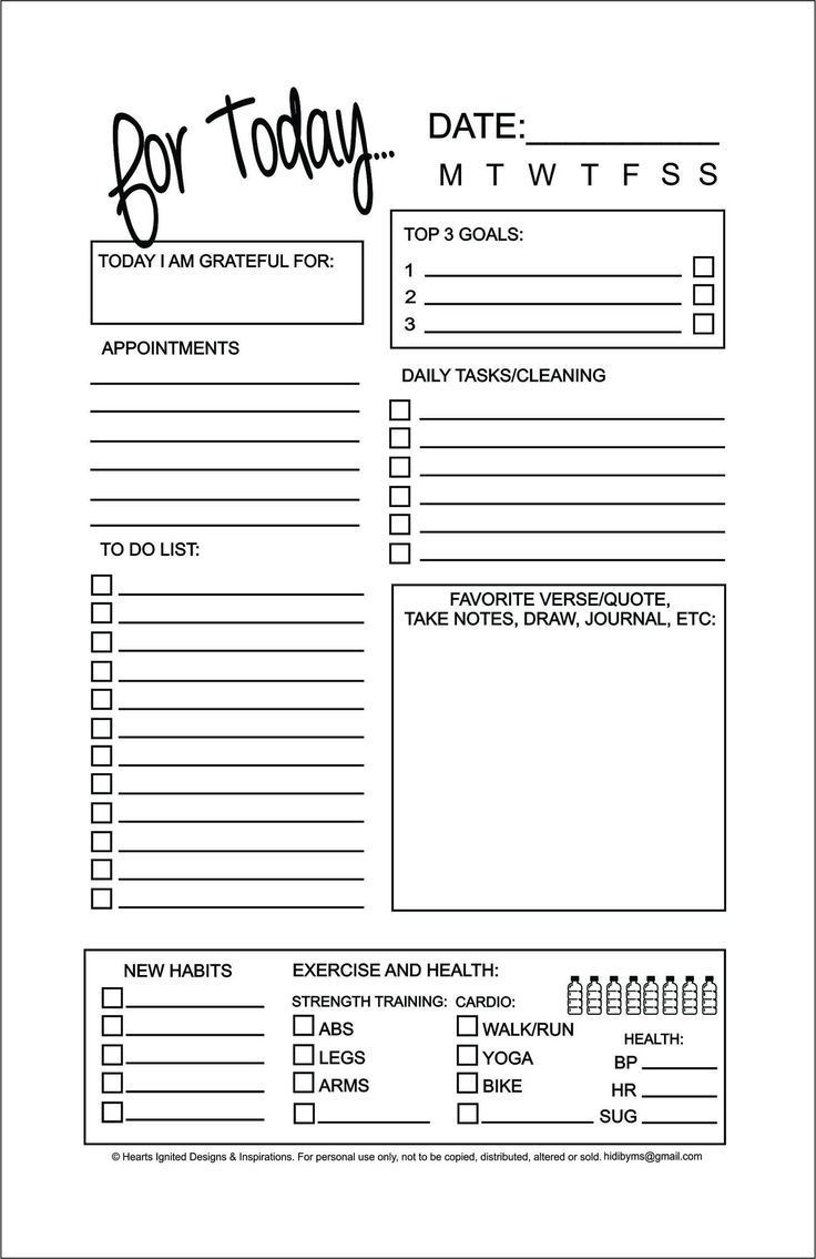 11 Ingenious Free Printable Planners That ll Help You Get Your 