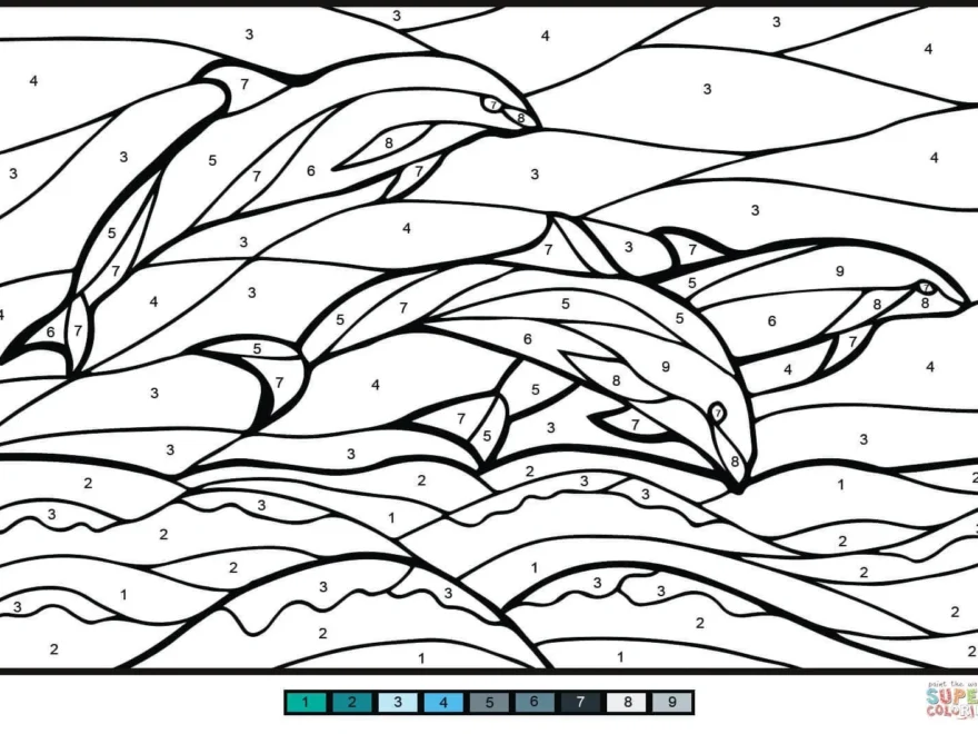 11 Printable Color By Numbers Pages Stephen s Place