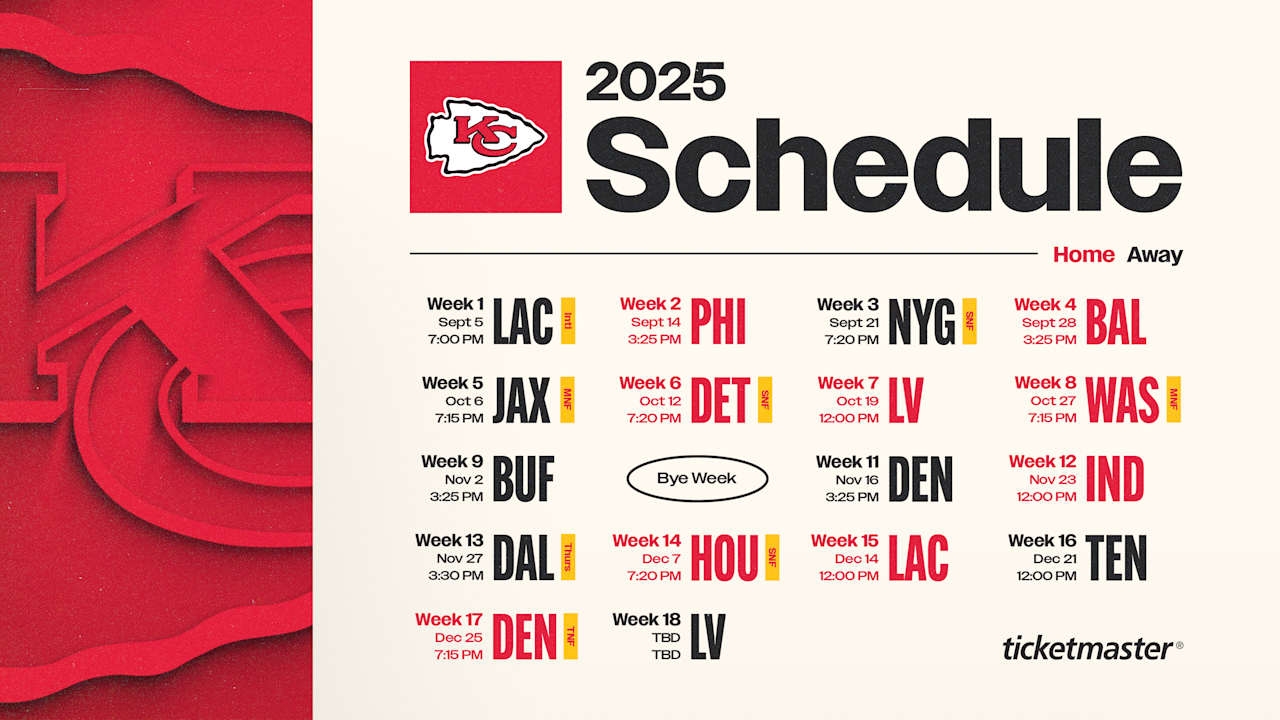 2025 Schedule Release Presented By Ticketmaster Kansas City 2025 Schedule Release Presented By Ticketmaster Kansas City