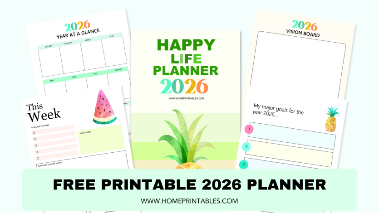Printable Blog Planner 2026