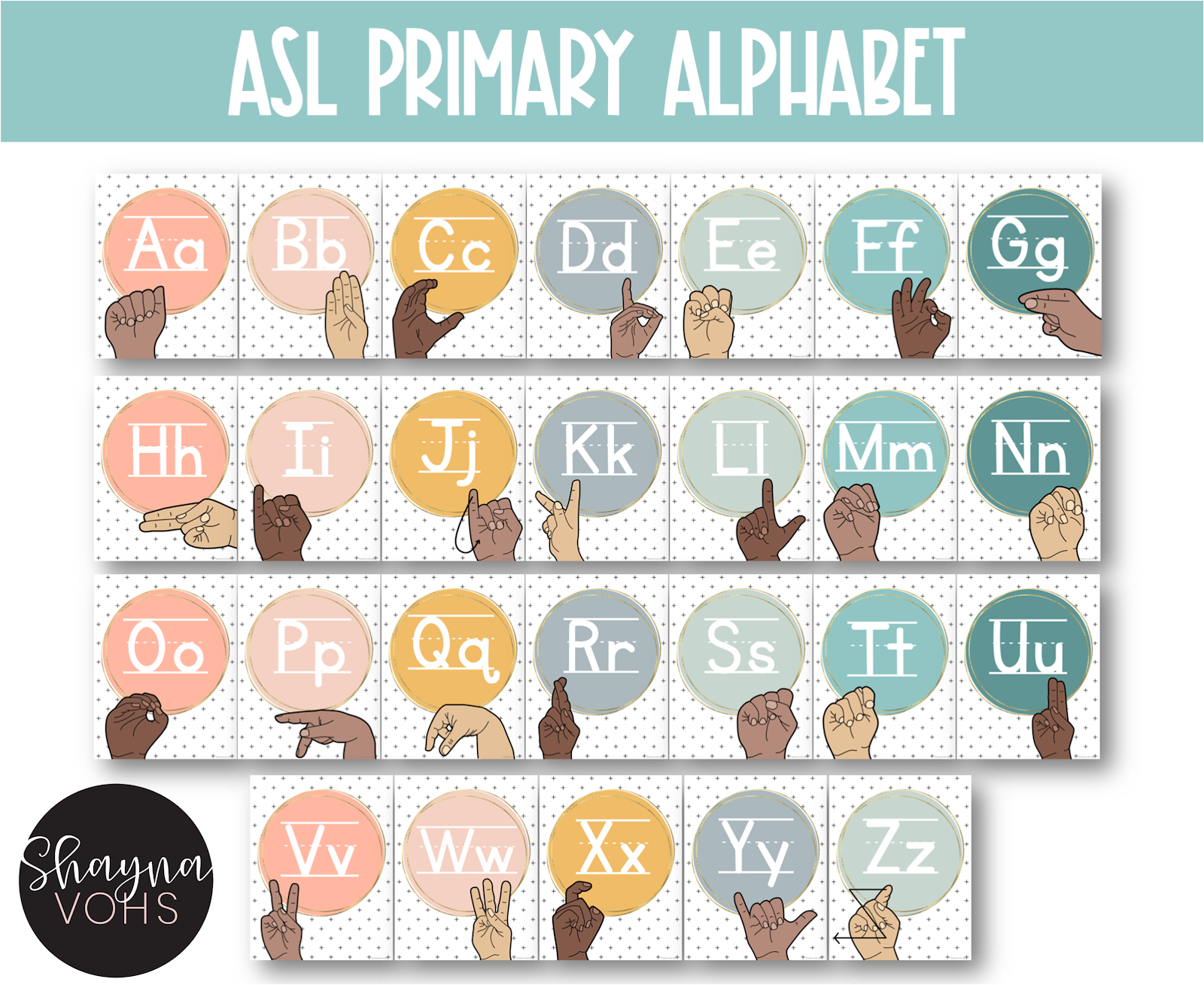 4 Sign Language Alphabet Posters To Create An Inclusive Classroom 