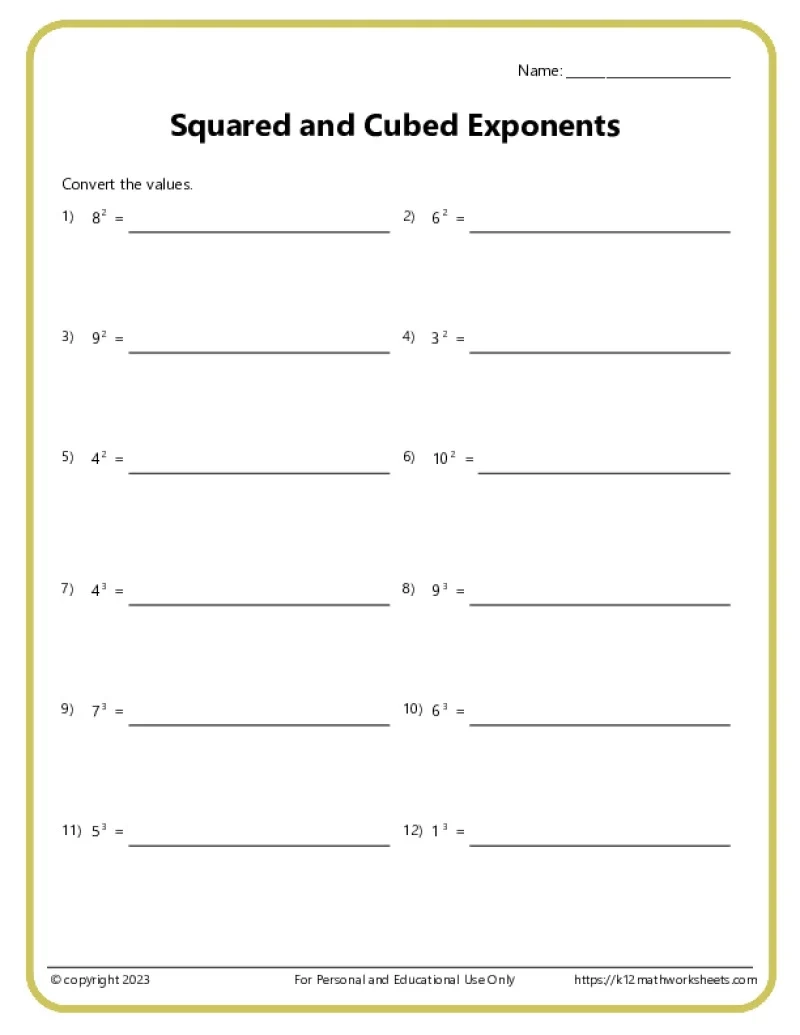 5th Grade Algebra Worksheets
