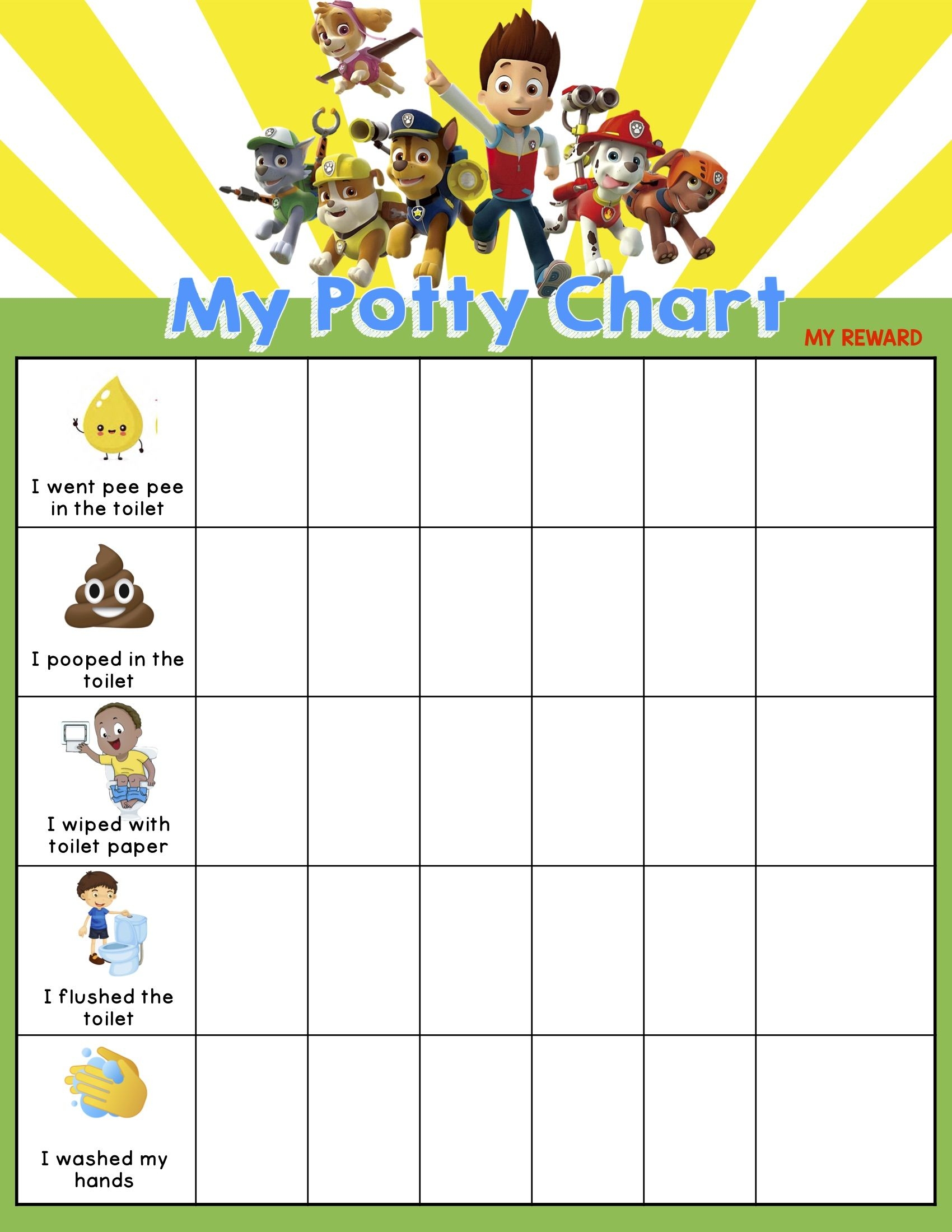 7 Potty Training Chart Ideas Potty Training Chart Potty 7 Potty Training Chart Ideas Potty Training Chart Potty