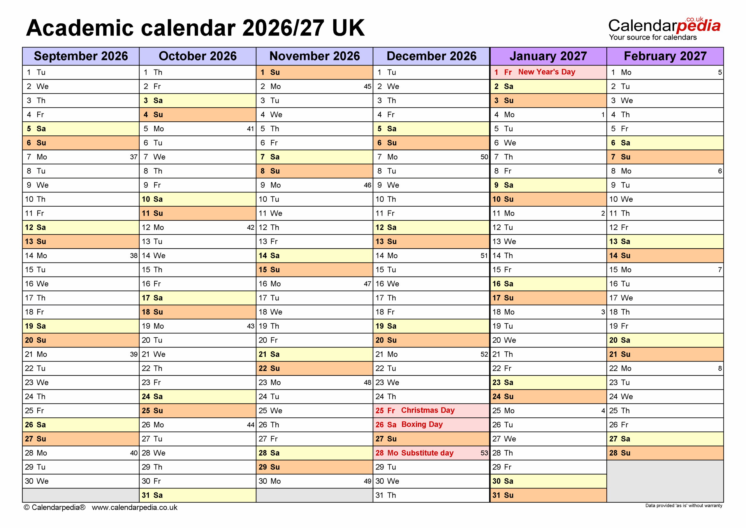 Planner 2026 27 Printable