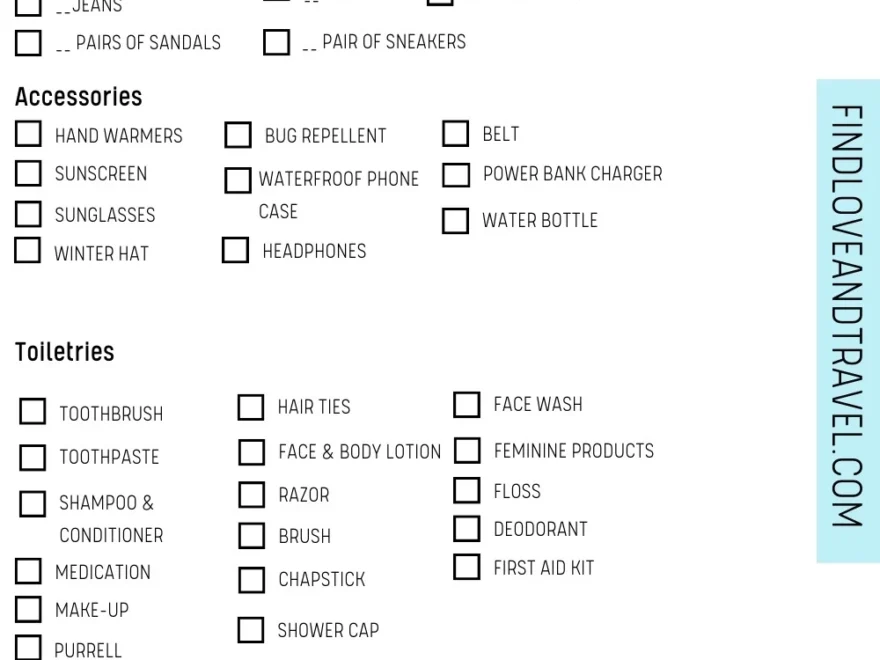 Alaska Cruise Packing List With A PDF Printable Find Love And Travel