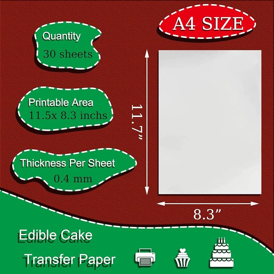 Printable Cake Transfer Sheets