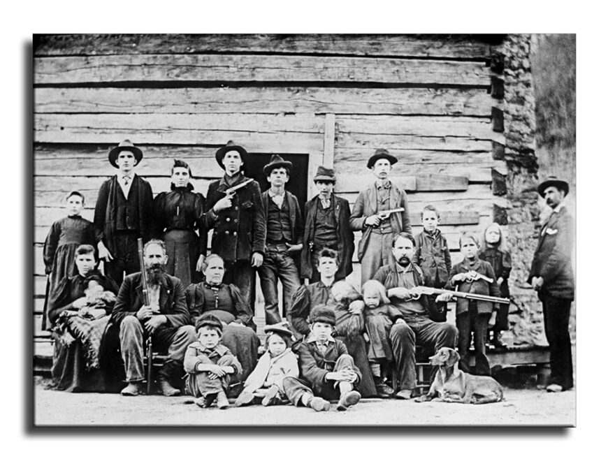 Amazon Hatfield Clan Hatfield McCoy Feud 1897 Poster Wall