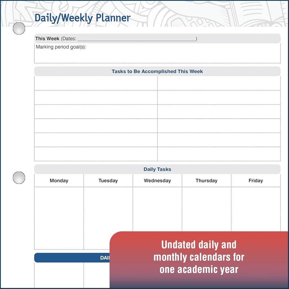 Amazon The Work Smart Academic Planner Write It Down Get It 