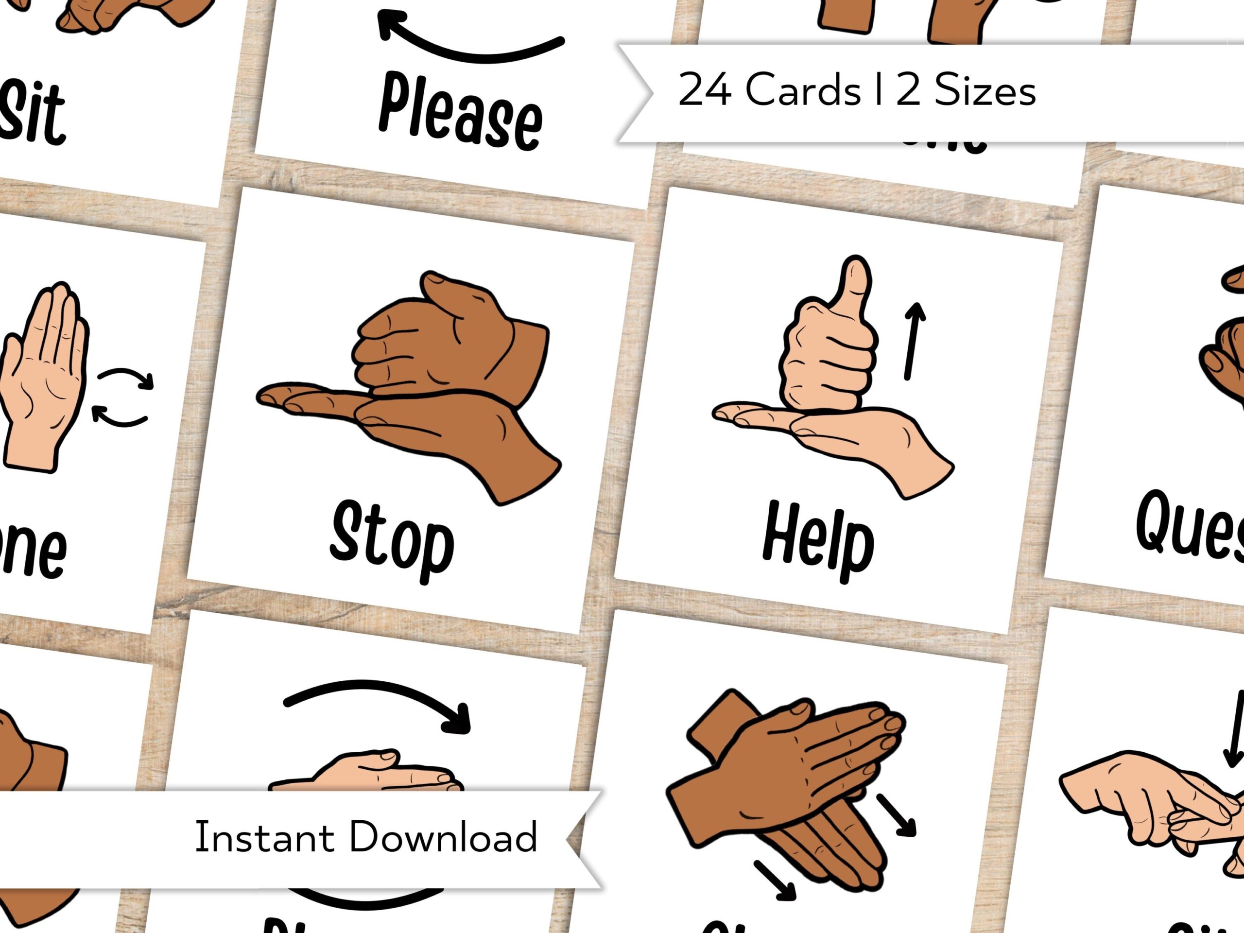 Baby Sign Language Printable Etsy Baby Sign Language Printable Etsy