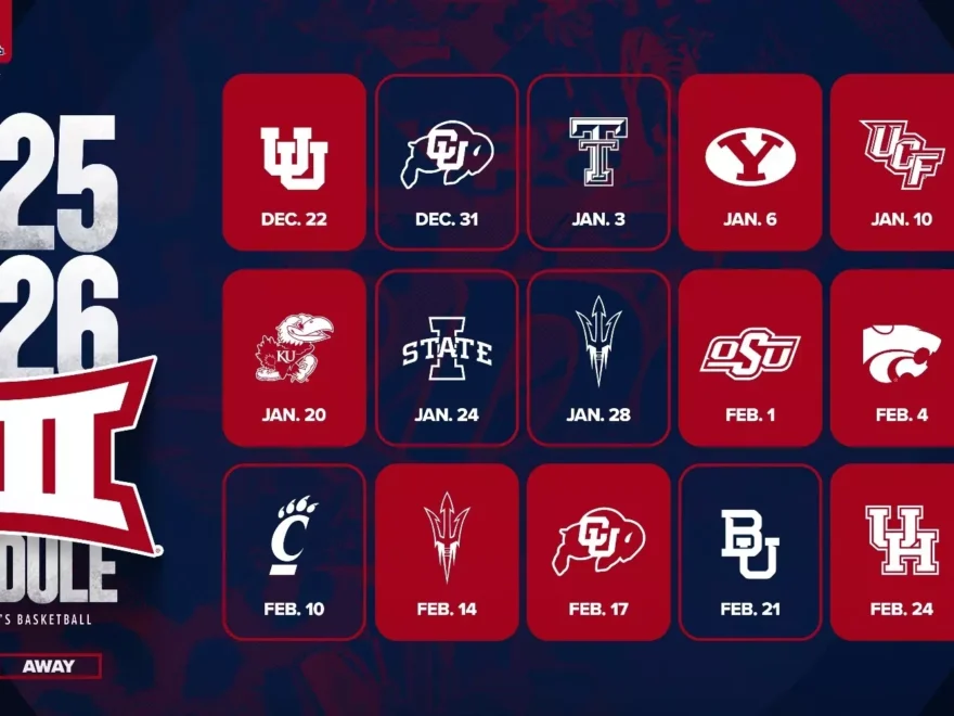 Big 12 Announces Dates Opponents For 2025 26 Conference Slate