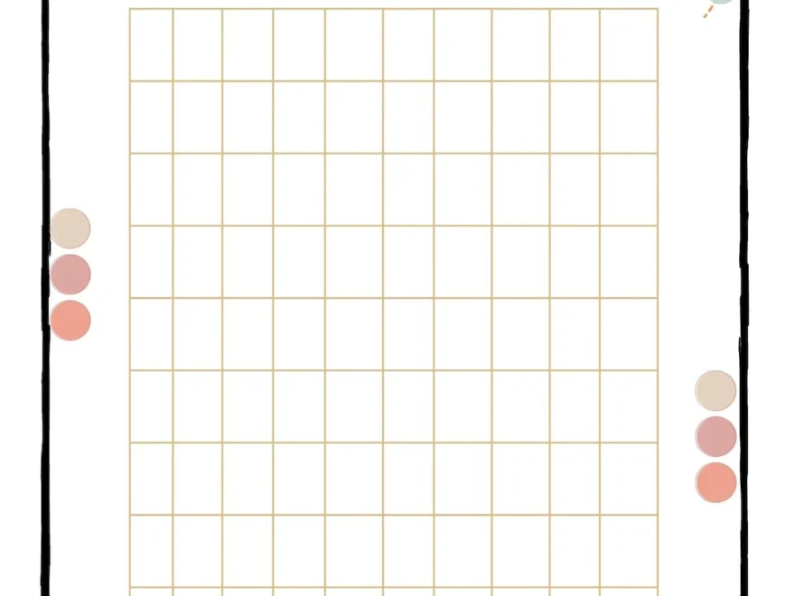 Blank Hundreds Chart Math digital Printable Etsy UK