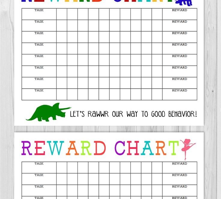 Blank Reward Chart Printable