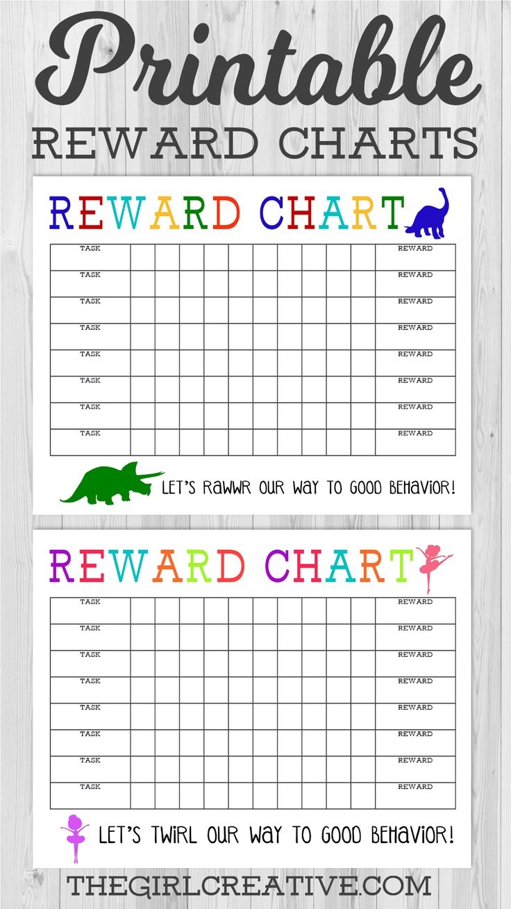 Blank Reward Chart Printable Blank Reward Chart Printable