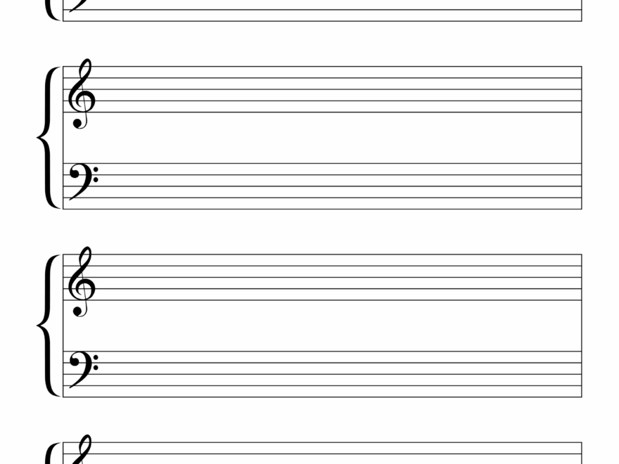 Blank Sheet Music Free Printable Staff Paper Free Printables