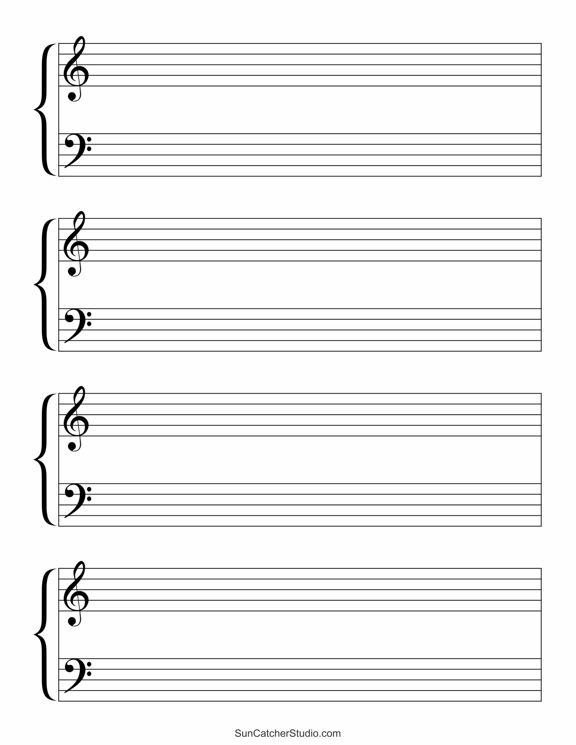 Blank Sheet Music Free Printable Staff Paper Free Printables Blank Sheet Music Free Printable Staff Paper Free Printables