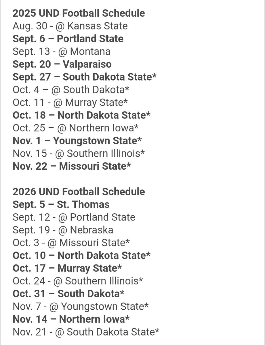 Printable Nd Football Schedule 2026 Printable Nd Football Schedule 2026