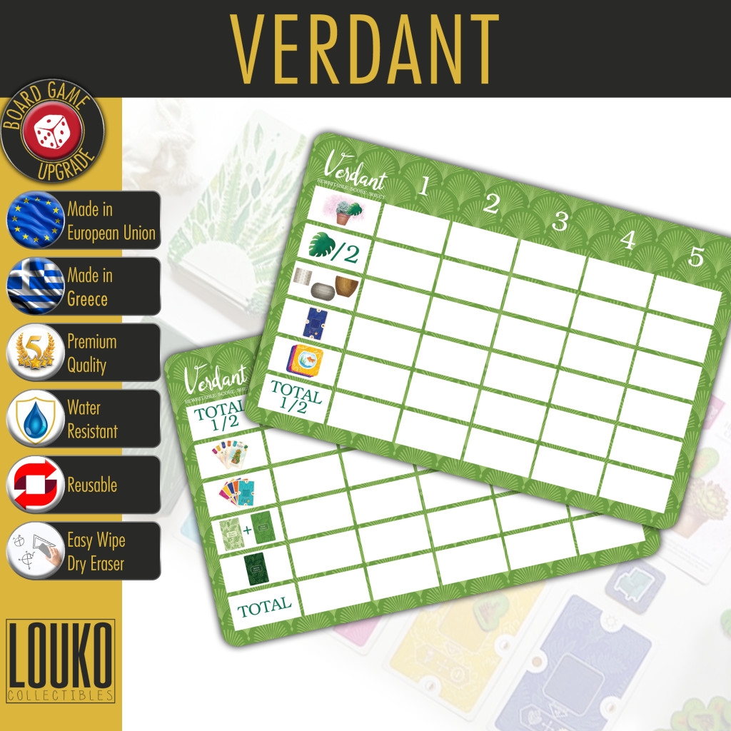 Buy Score Sheet Upgrade Verdant Louko Collectibles Accessories