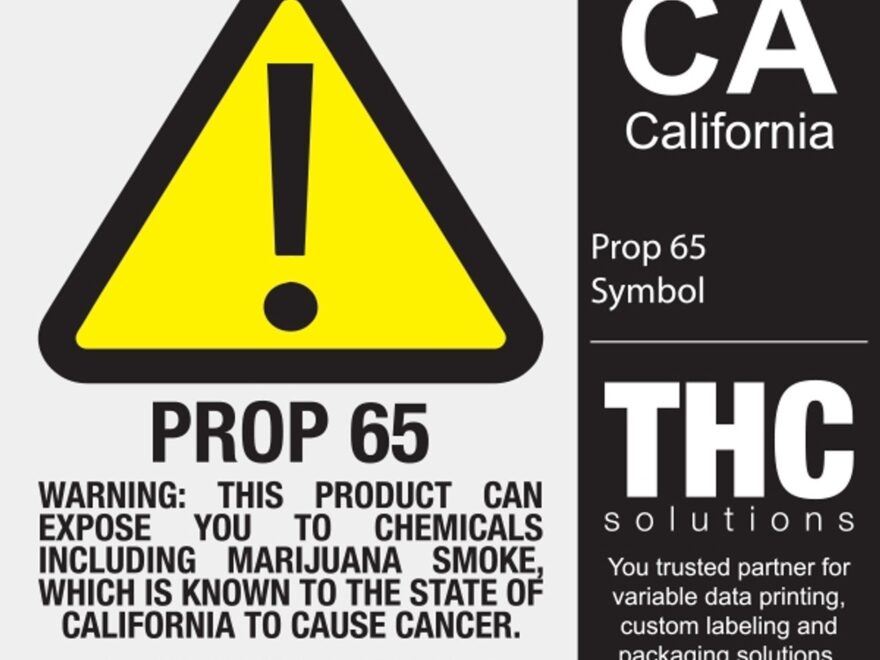 California Proposition 65 Prop 65 Warning Symbol Free Printable