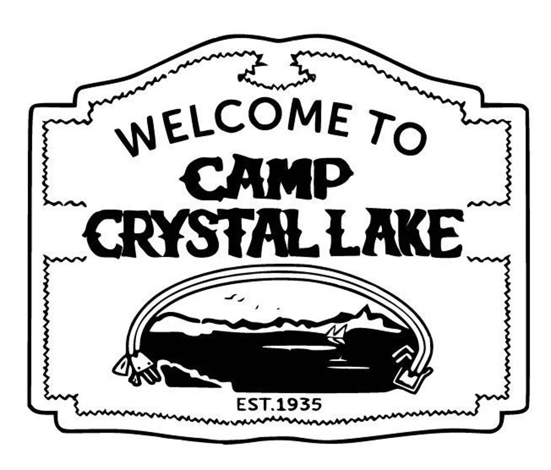 Printable Camp Crystal Lake Sign Image Printable Camp Crystal Lake Sign Image
