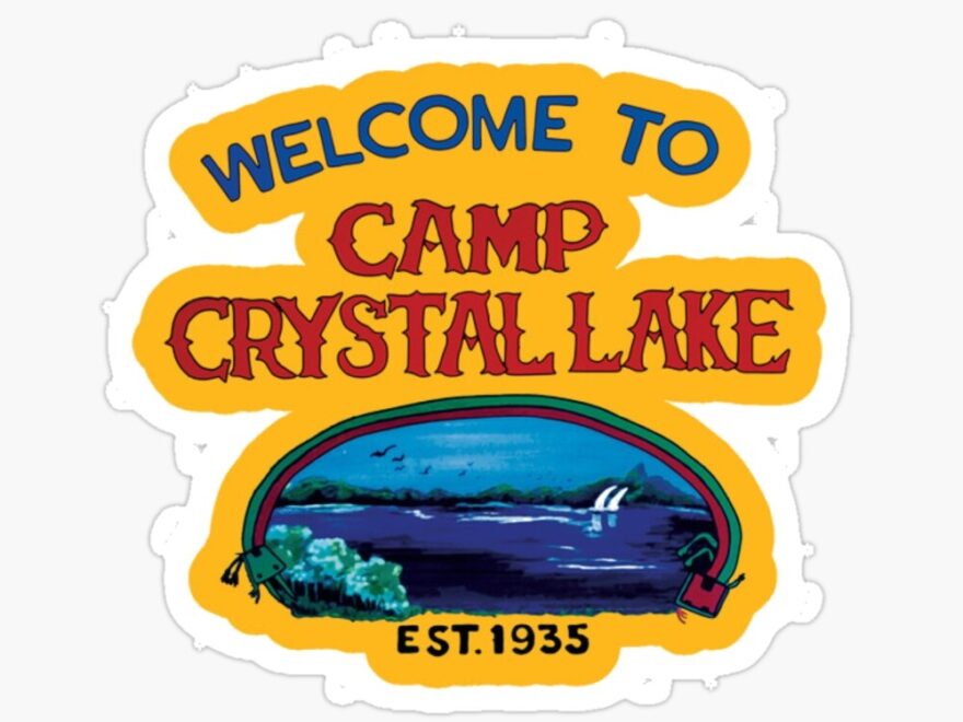 Camp Crystal Lake Sign Friday The 13th Poster