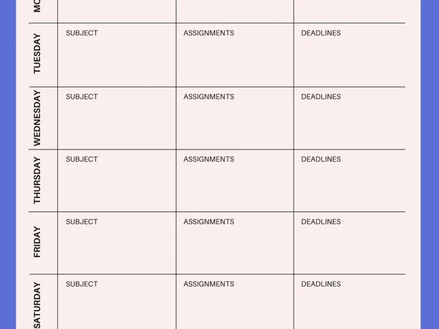 Customize 542 Student Planner Templates Online Canva