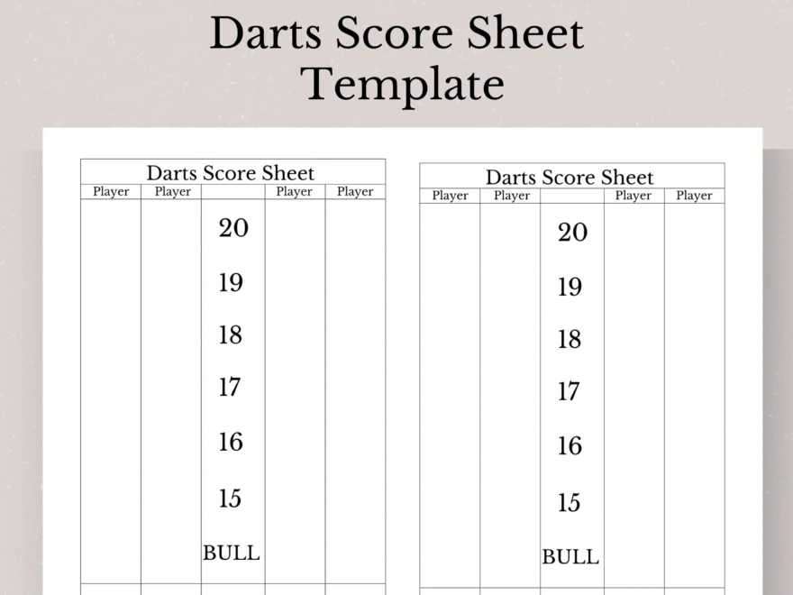 Darts Punkte Vorlage Druckbare Darts Punkte Vorlage Druckbare Darts Punkte Vorlage Darts Party Spiel Punkte