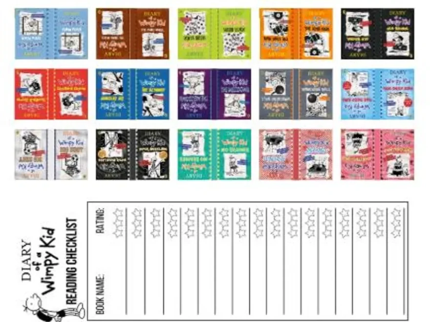 diary of a wimpy kid mini book covers printable miniature books