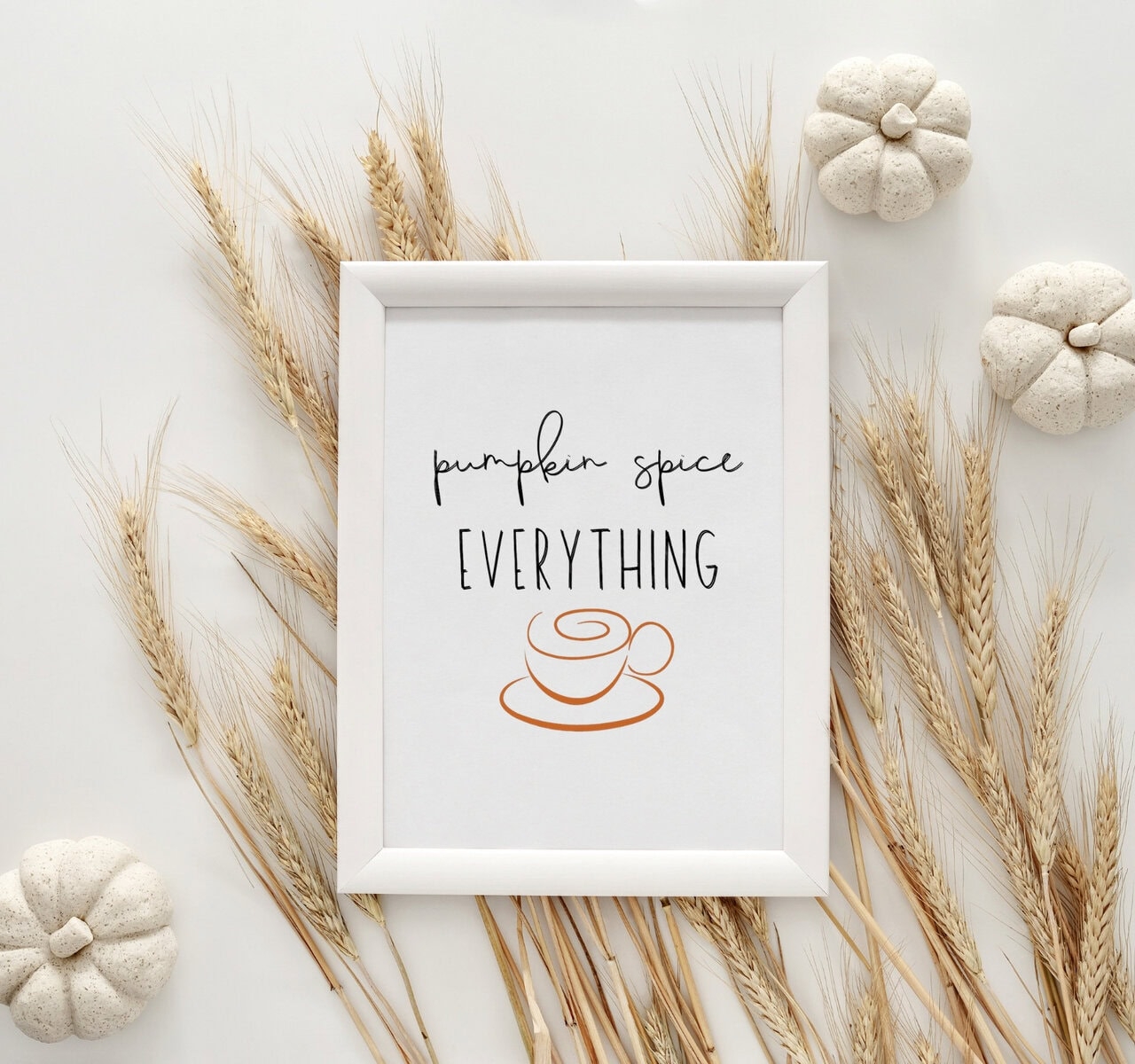 Printable Small Ornate White Signs