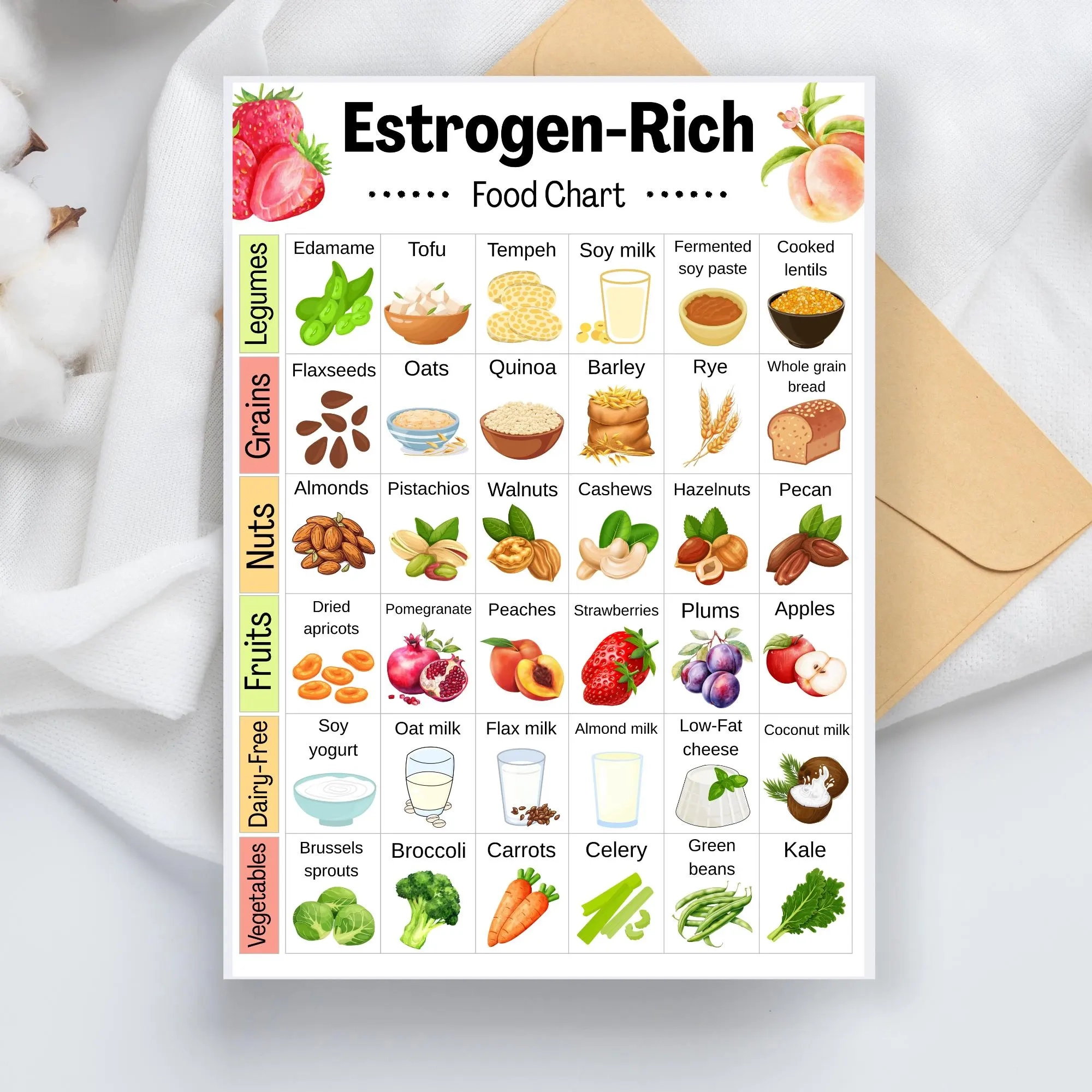 Printable Estrogen Rich Foods List Printable Estrogen Rich Foods List