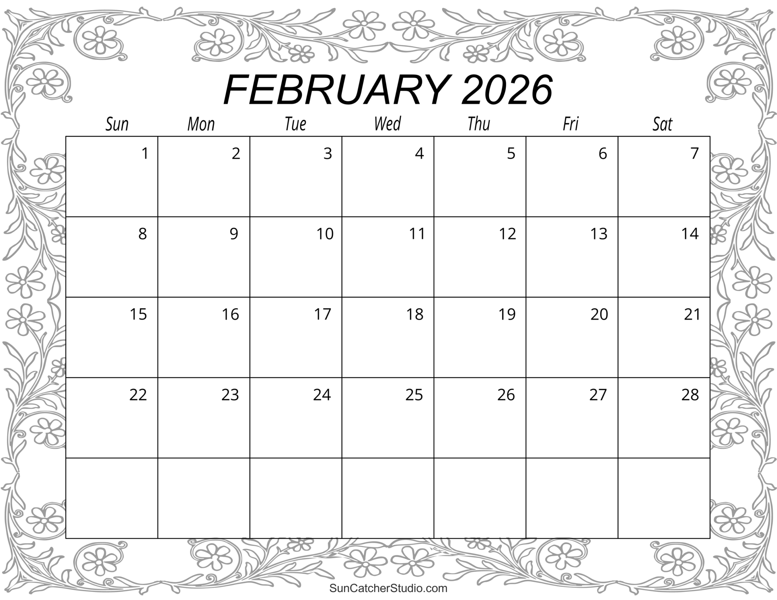 Printable Weekly Planner Template Feb 2026 Printable Weekly Planner Template Feb 2026