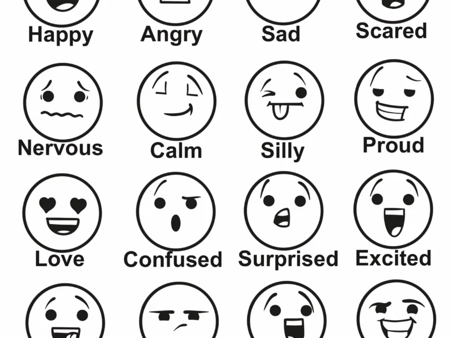 Feelings Chart children s Mental Health printable Counseling