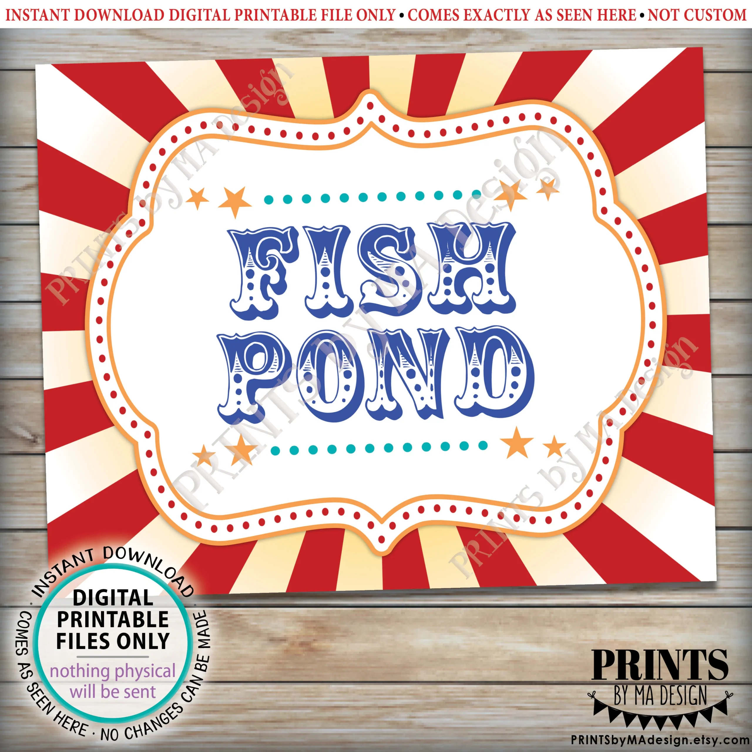 Printable Sign For Fish Pond Printable Sign For Fish Pond