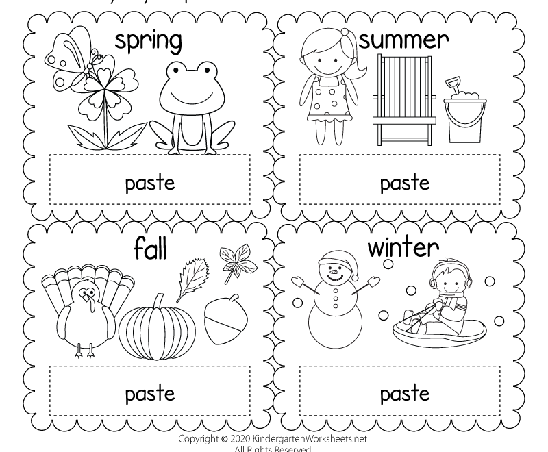 Four Seasons In Spanish Worksheet Free Printable Digital amp PDF