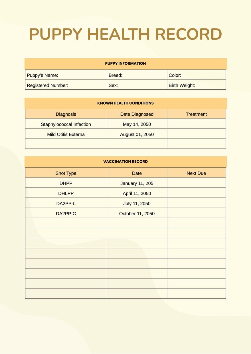 Printable Chart For Health Records Printable Chart For Health Records