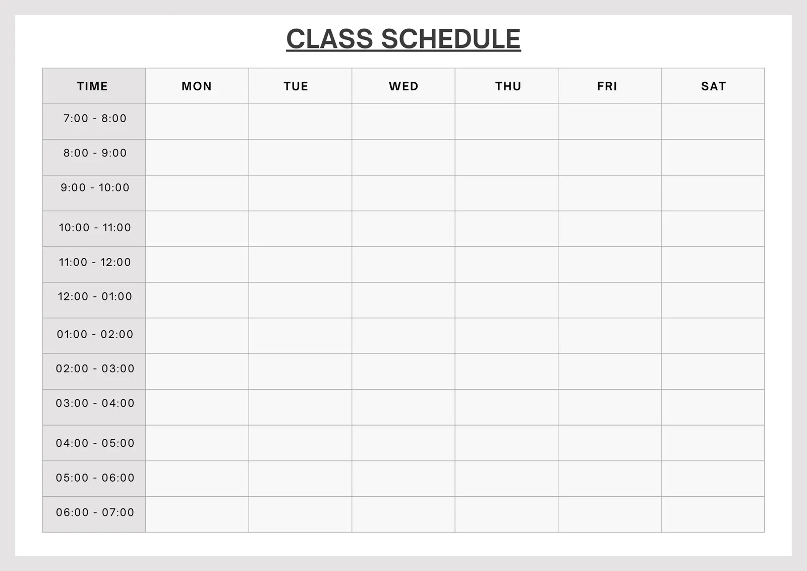 Printable Blank 2 Colums Schedules Printable Blank 2 Colums Schedules