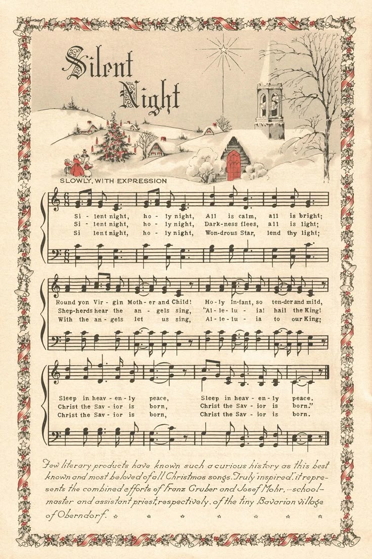 Printable Christmas Sheet Music With Words Printable Christmas Sheet Music With Words