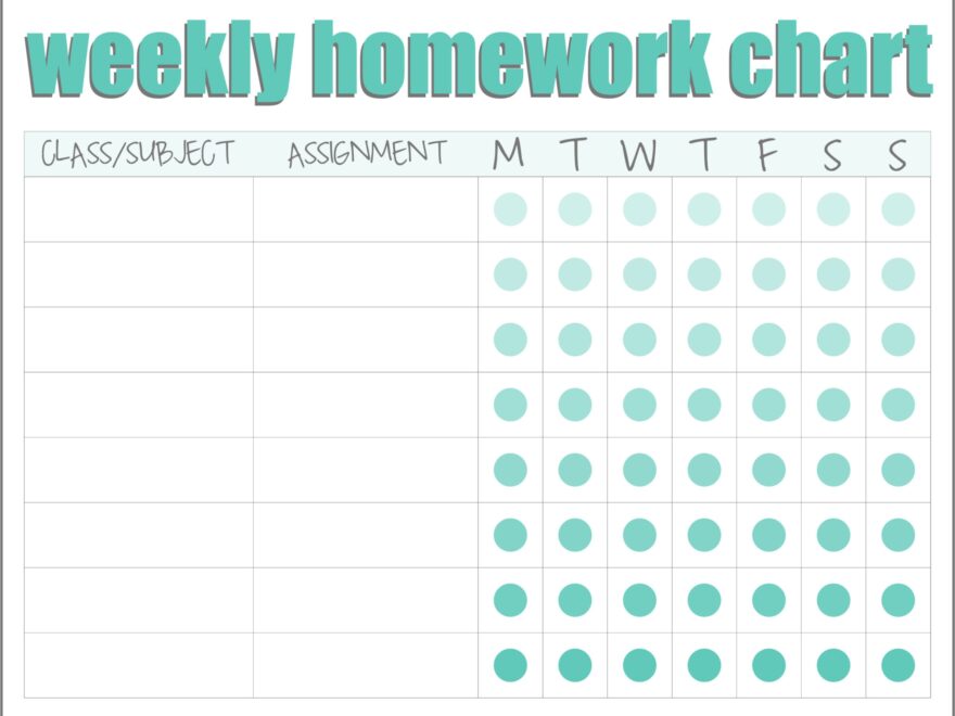 Homework Reward Charts Free Printables Live Craft Eat