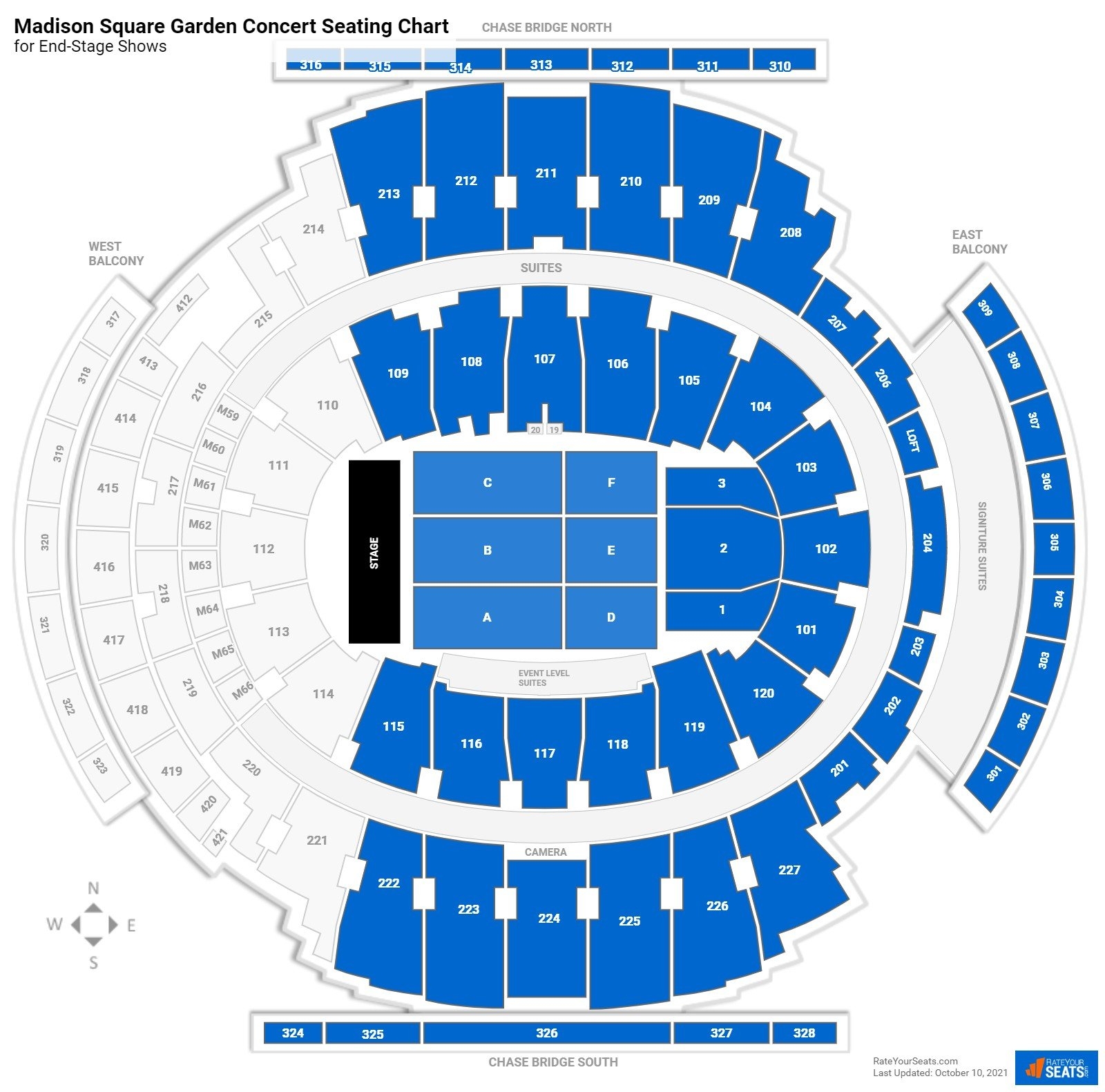 Madison Square Garden Seating Charts RateYourSeats
