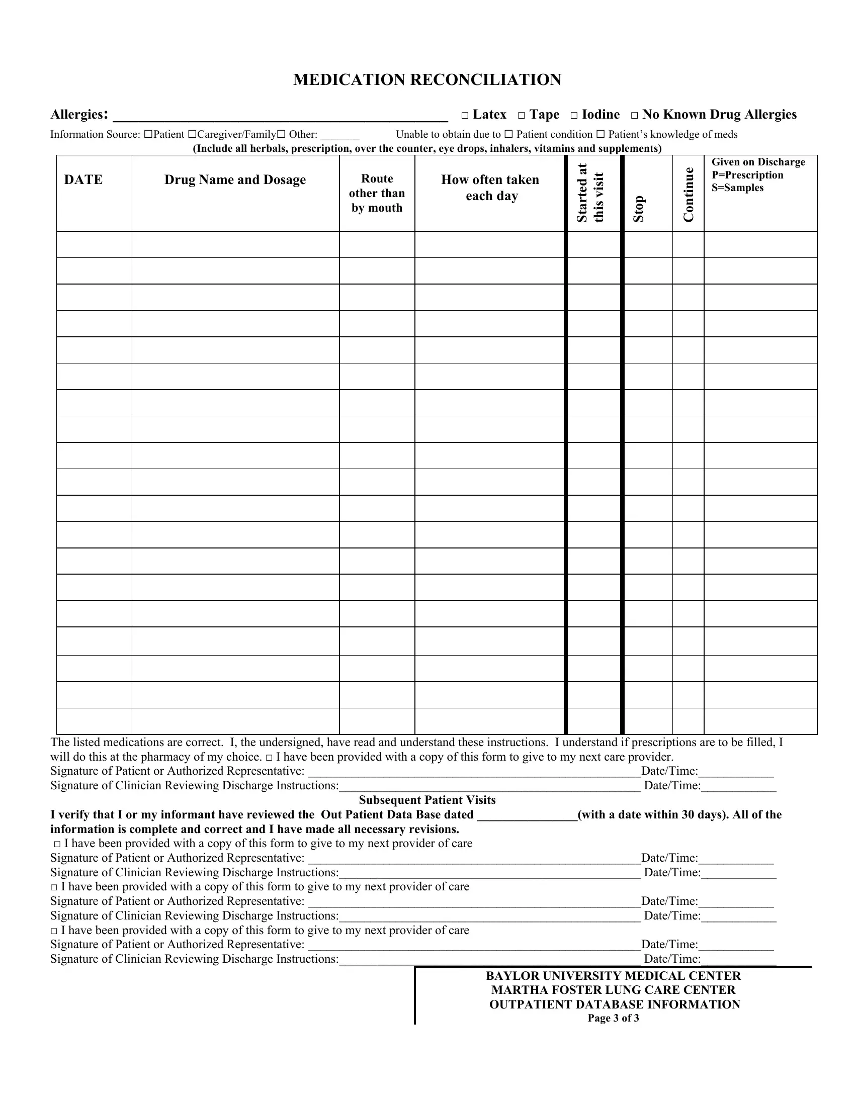 Printable Forms And Schedules