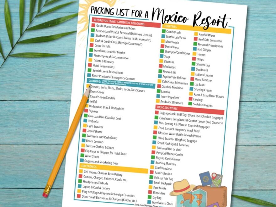 Mexico Packing List Food Fun amp Faraway Places
