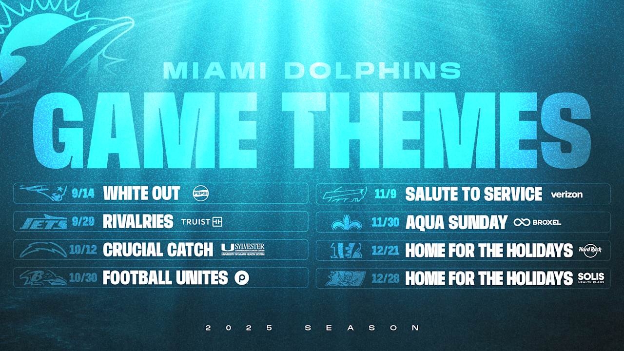 Miami Dolphins Printable Football Schedule