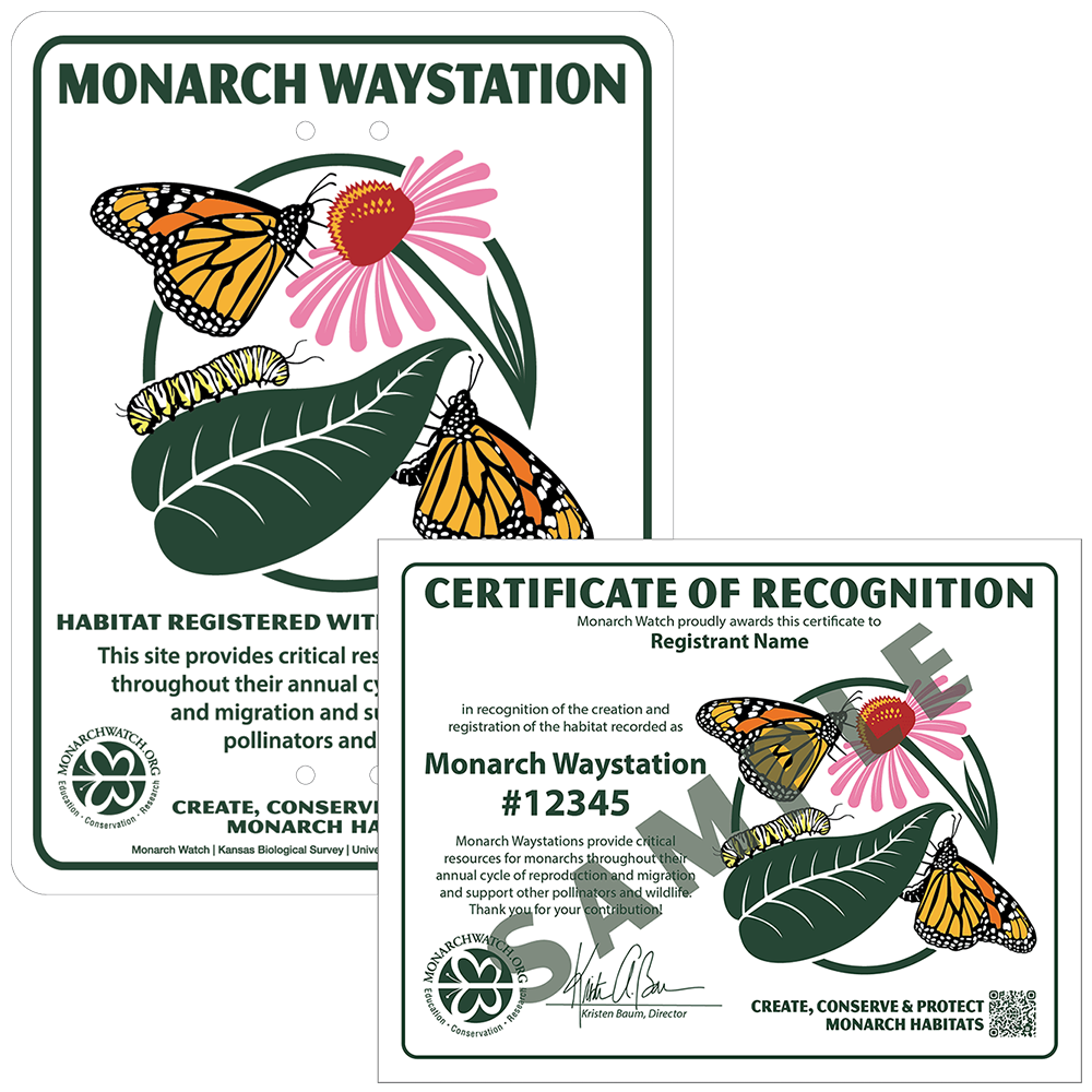 Monarch Waystation Registration And Sign Bundle 190005 Monarch Monarch Waystation Registration And Sign Bundle 190005 Monarch
