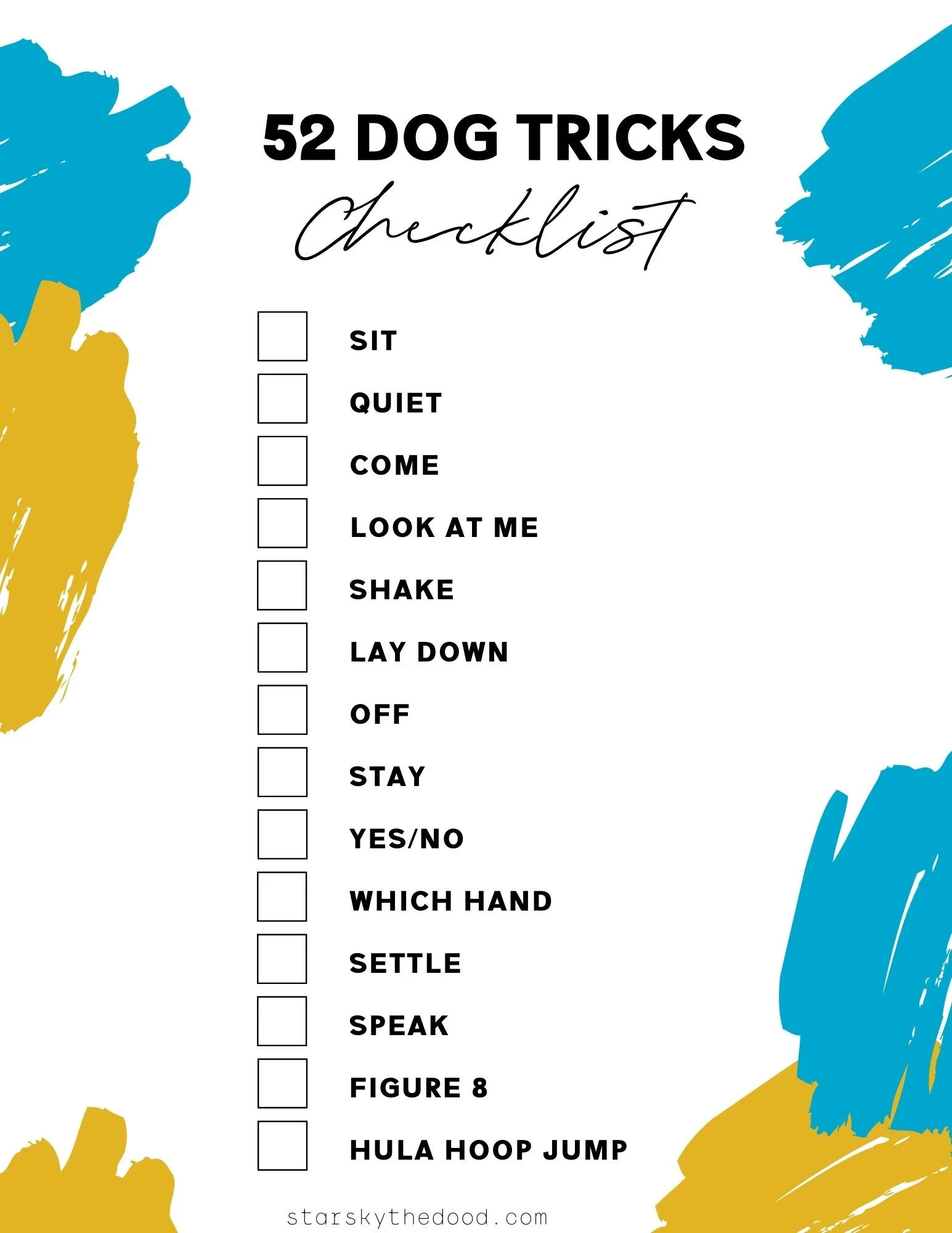 Printable List Of Hoop Tricks Printable List Of Hoop Tricks