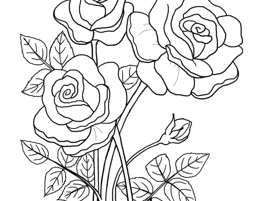 Printable Floral Coloring Sheets Coloring Pages Adult Coloring Pages Kids Coloring Pages Coloring Flowers Etsy