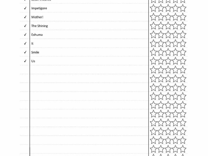 Printable Movies To Watch List M374 Mrsneat
