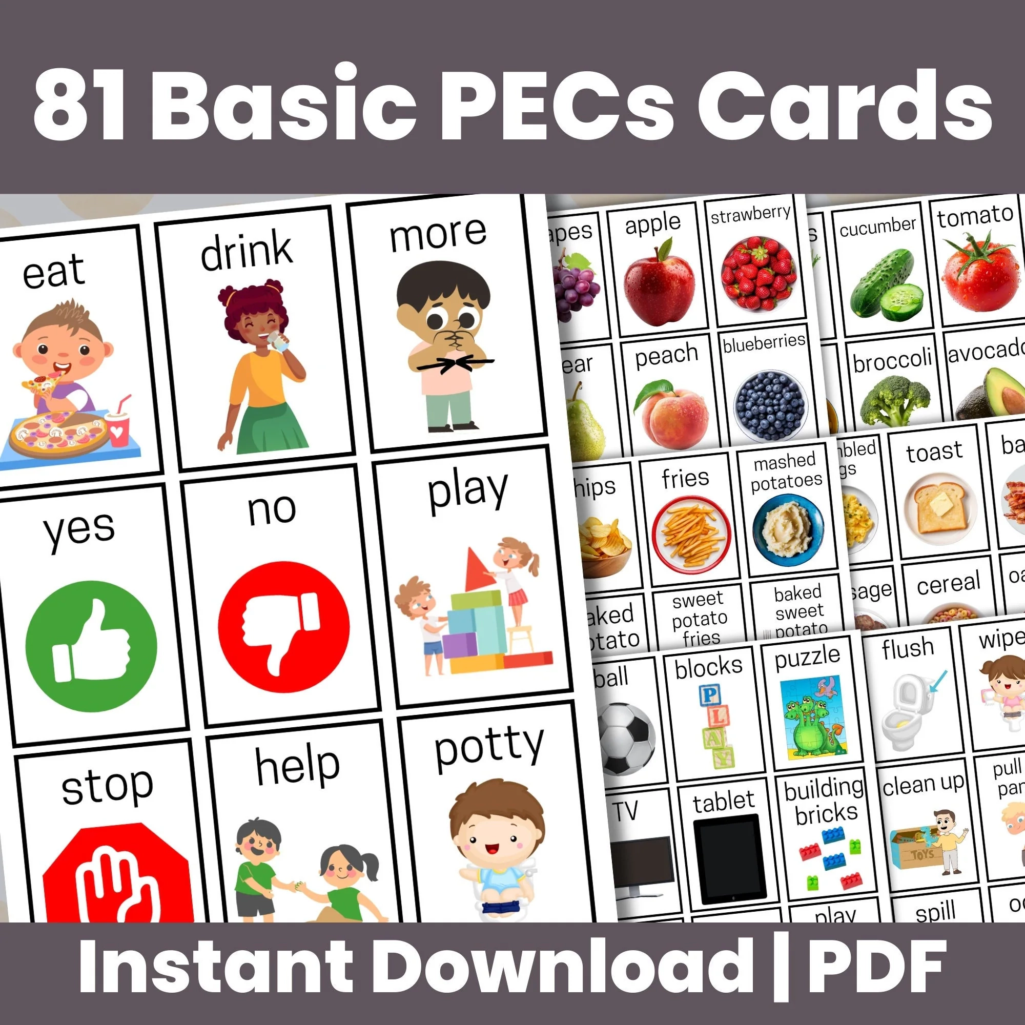 Printable Pecs Data Sheets