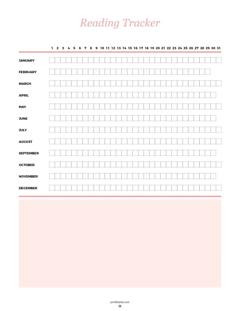 Printable Reading Minutes Trackers FREE PDF Downloads