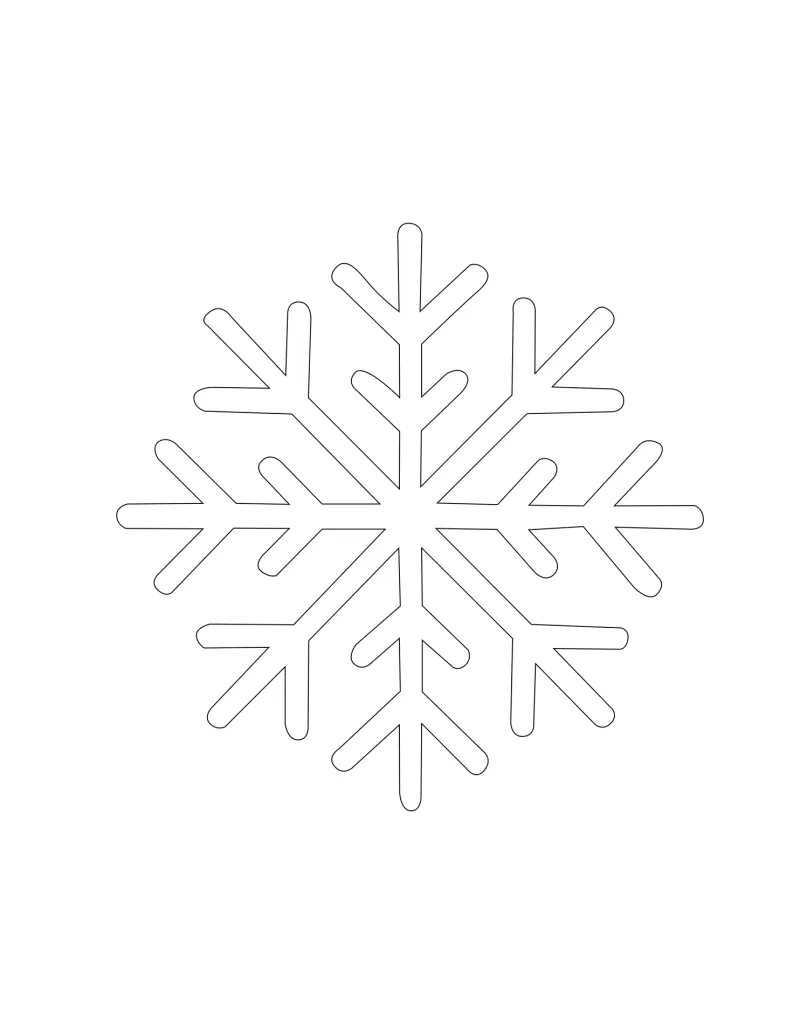 Printable Snowflake Templates To Get You Through Any Snow Day