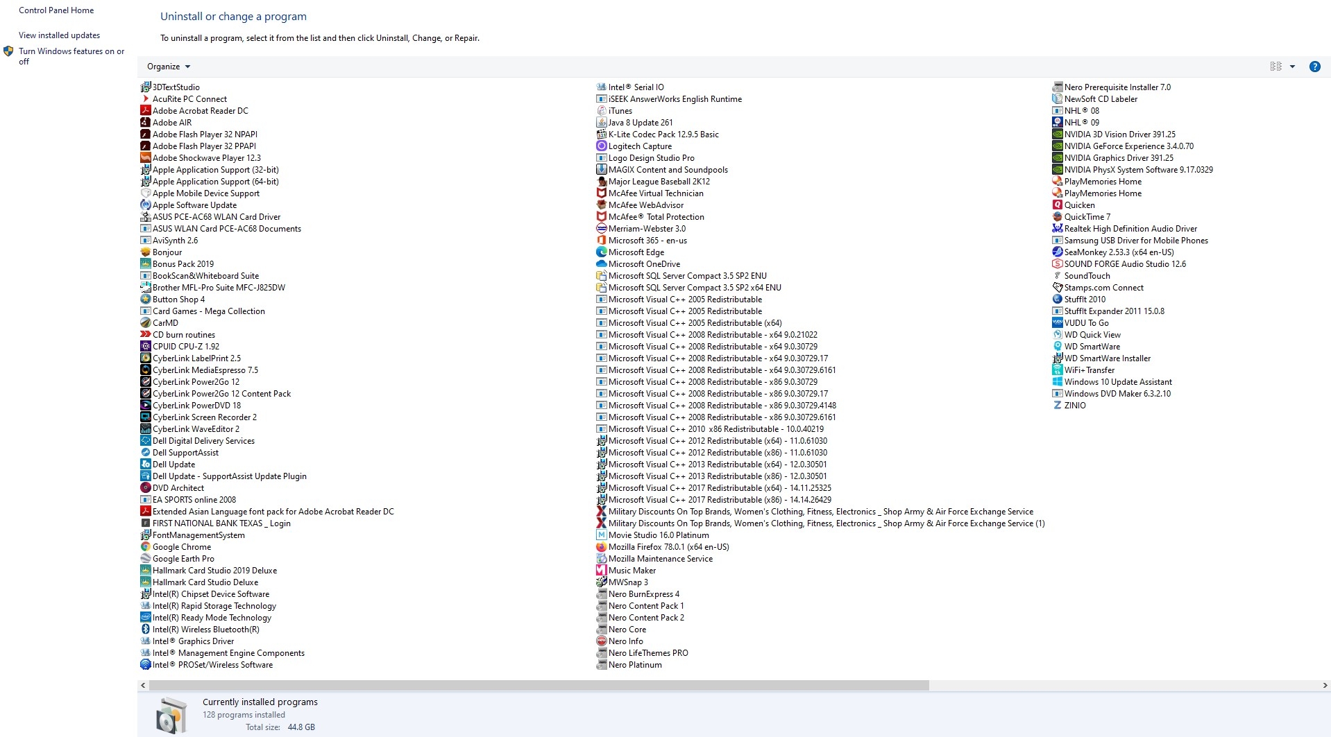 Printing A List Of Installed Software Microsoft Q amp A